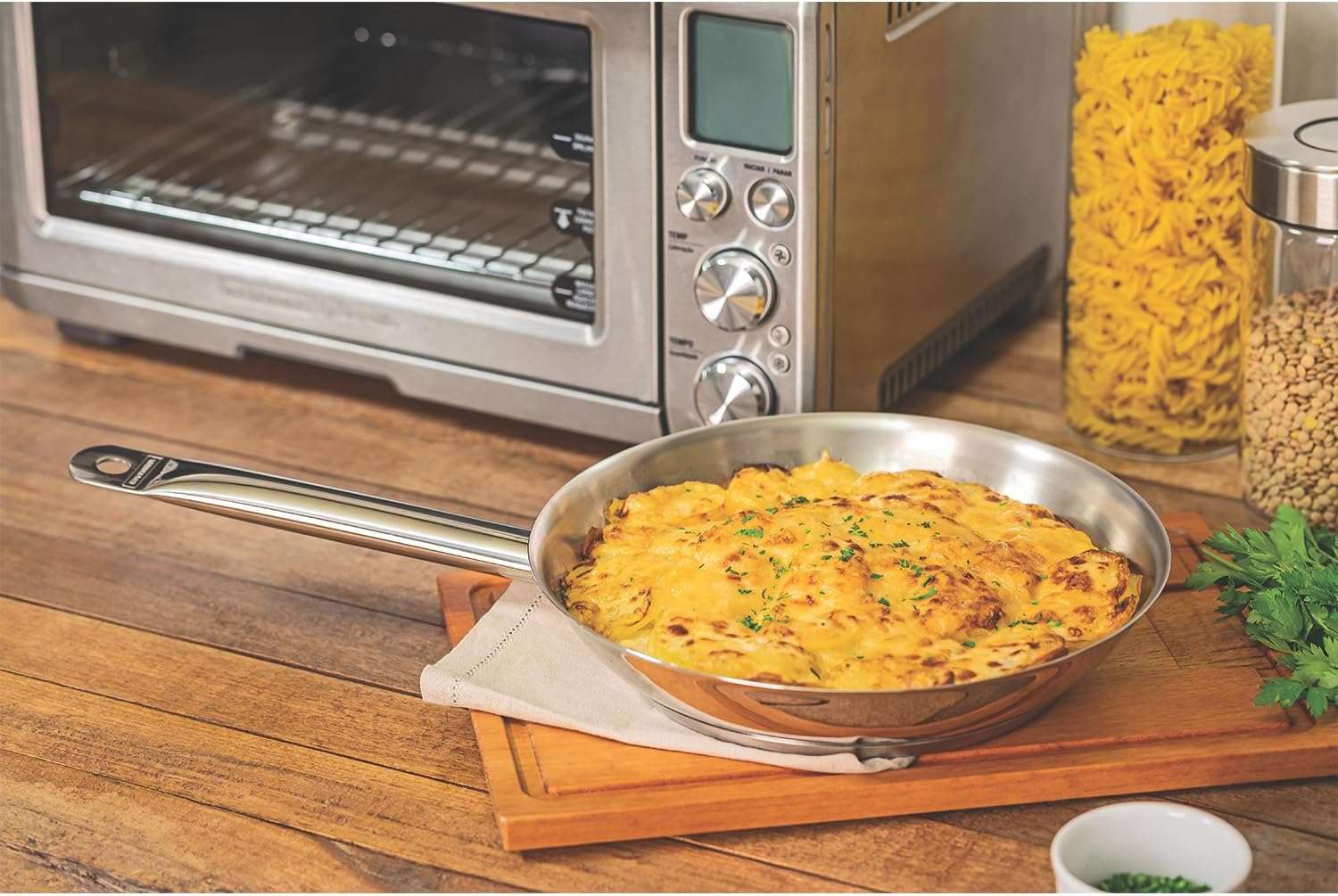 Tramontina 62635260 Professional Stainless Steel 26 Cm Frying Pan, 2 Litre Capacity