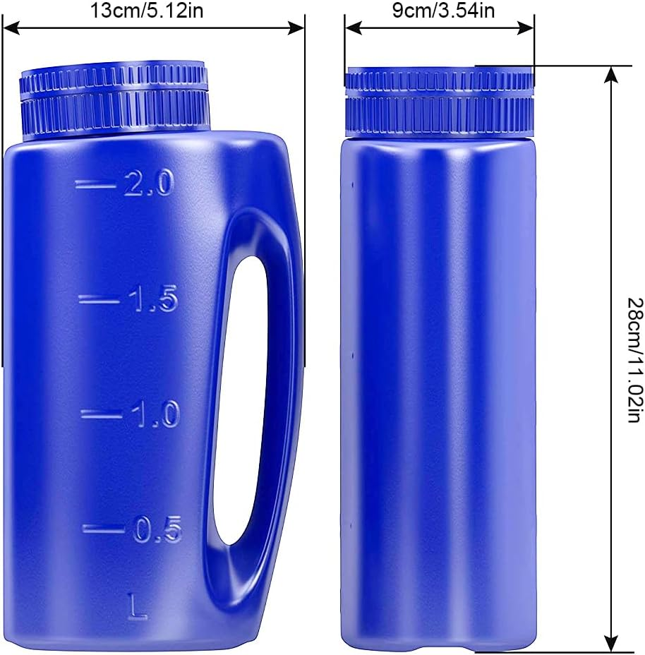 Handheld Fertilizer Spreader - Hand Spreader Shaker | 84.54Oz Adjustable Salt Dispenser, 1.5KG Lawn Seed Broadcaster, Efficient Labor-Saving Grass Sower for Farmers Accessories Supplies