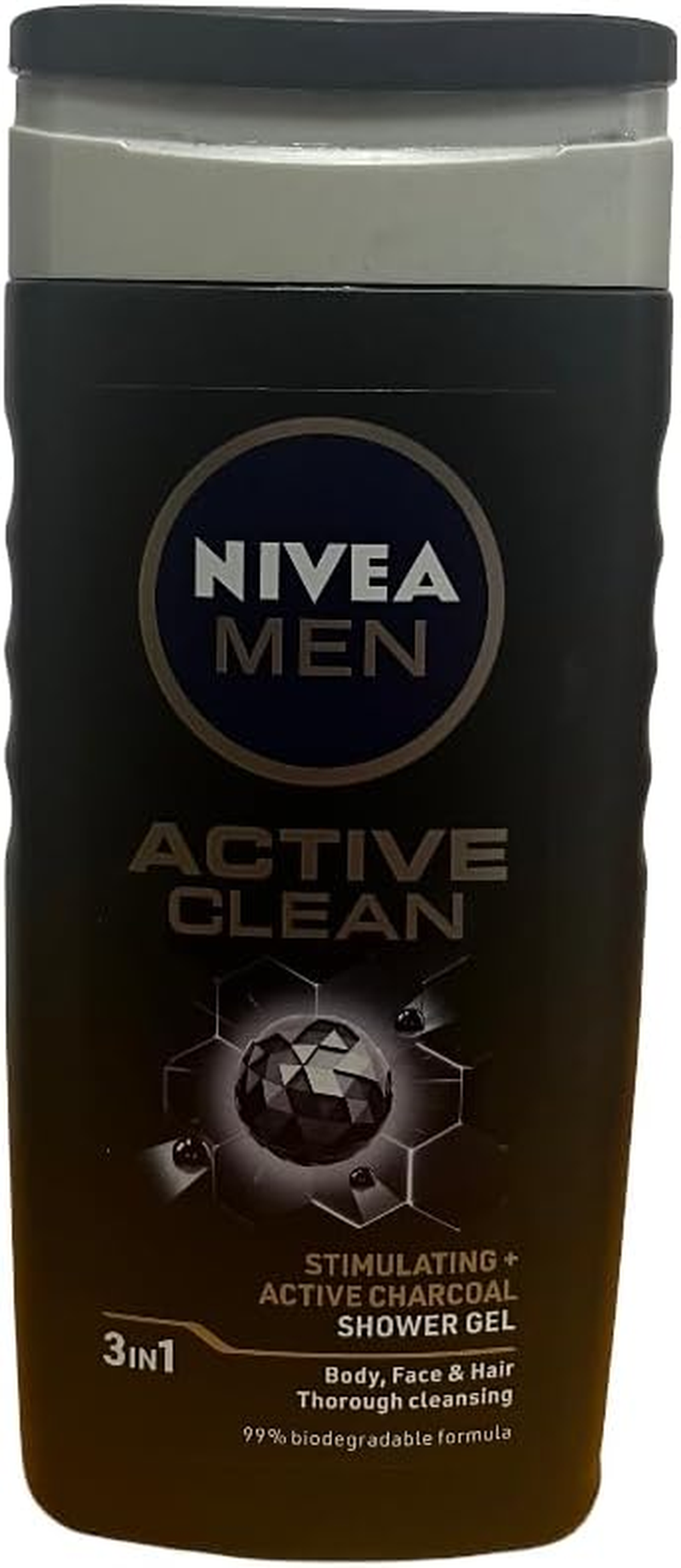 NIVEA Men Active Clean Shower Gel 250 Ml Pack of 4 image number 2