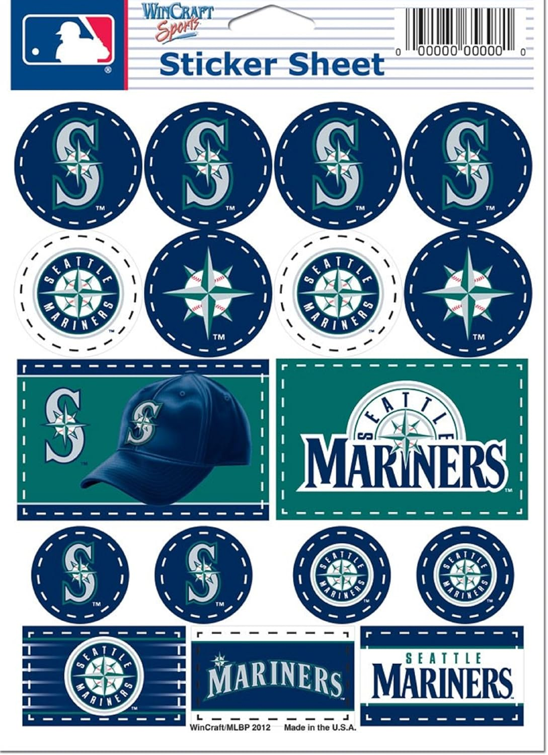 (Houston Astros, 13Cm X 18Cm ) - MLB Vinyl Sticker Sheet image number 1