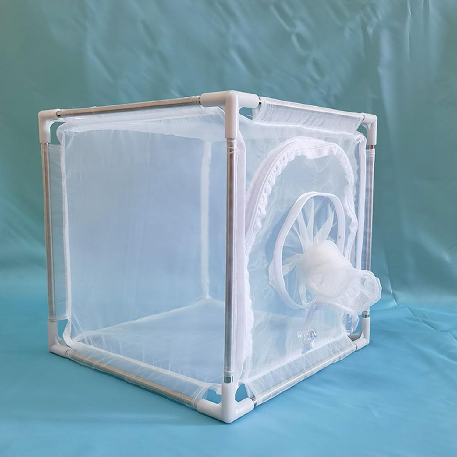 Premium Nylon Fly Mesh Cage, Sturdy Stainless Steel Structure, Ideal for Breeding Observation and Hatching Purposes, Suitable for Homes, Laboratories and Other Diverse Settings, image number 6