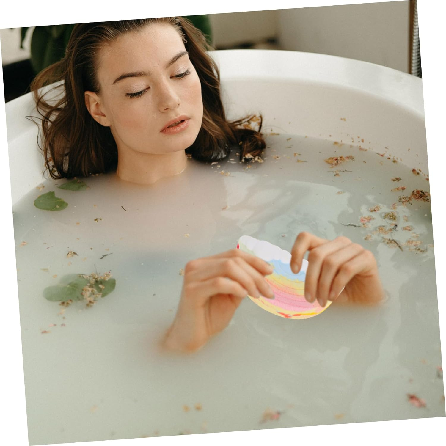 BELLIFFY Unique Cloud Shaped Handmade Moisturizing Salt Bombs for Relaxing Essential Oil Infused image number 6