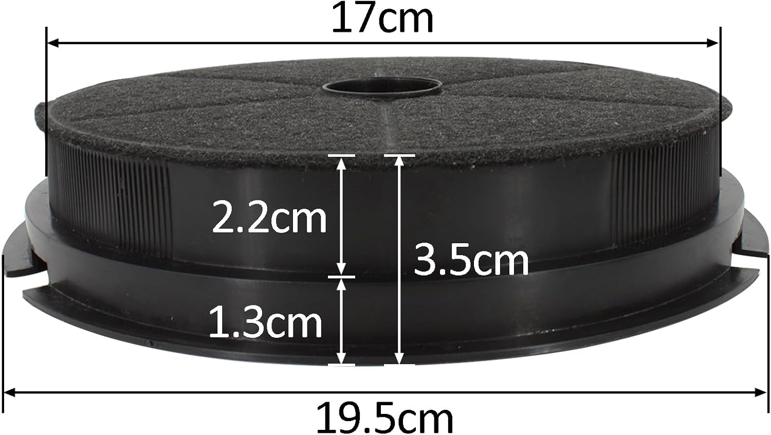 Acbbmns 2 Pcs Activated Carbon Filters Range Hood Filters Compatible with Westinghouse and Chef Rangehoods