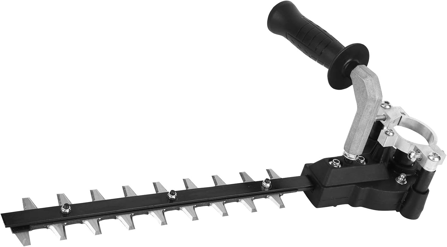 Hedge Trimmer Attachment, 9 Teeth Blade Hedge Trimmer Attachment Angle Grinder Outdoor Lawn Care Power Equipment Hedge Trimmer Working Head image number 4