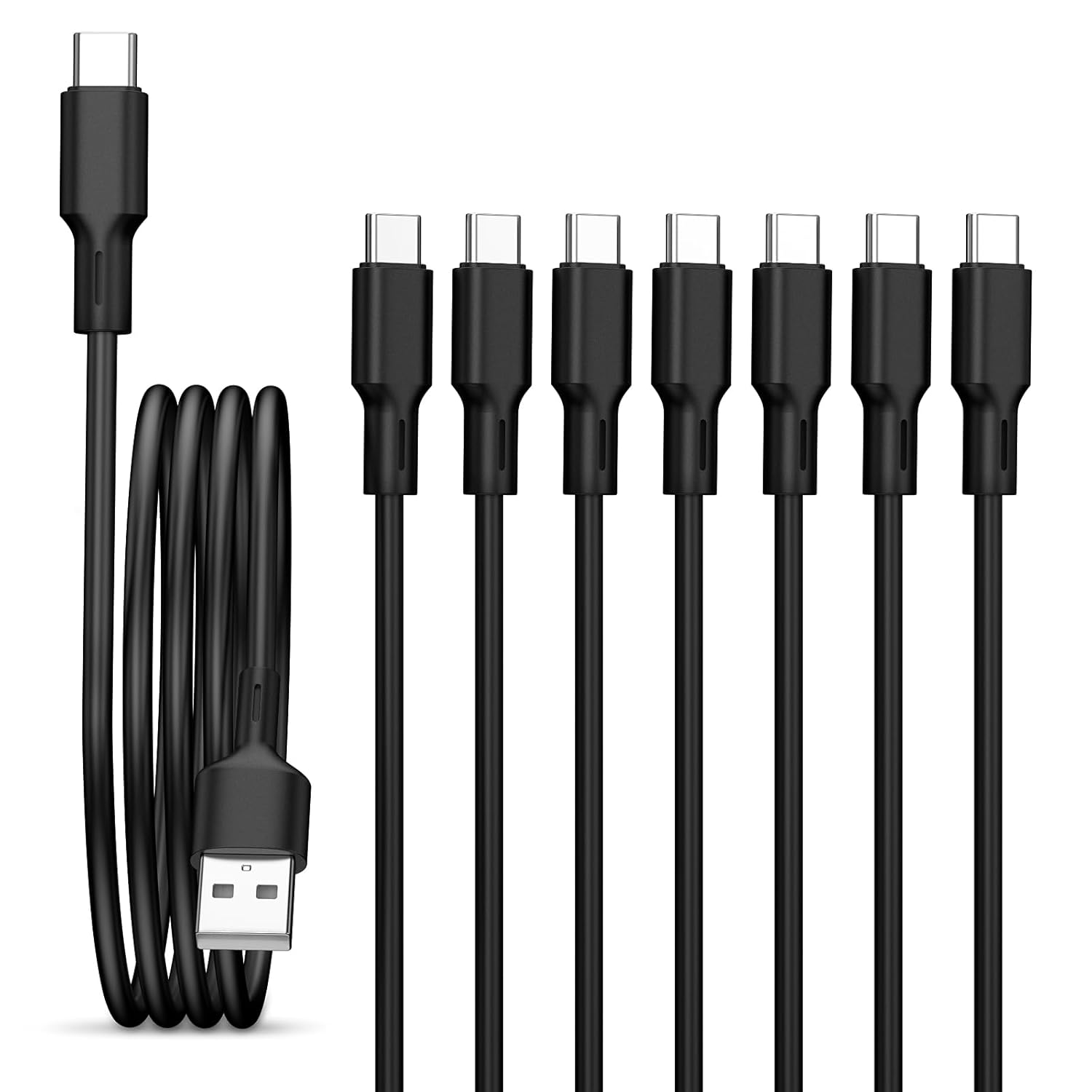 2Pack USB a to USB C Cable Fast Charging Cord Compatible with Iphone 16 15, Galaxy S24 S23 S22 Ultra, Pixel, LG, Motorola Moto, Nokia, Switch, Android Auto (1M)