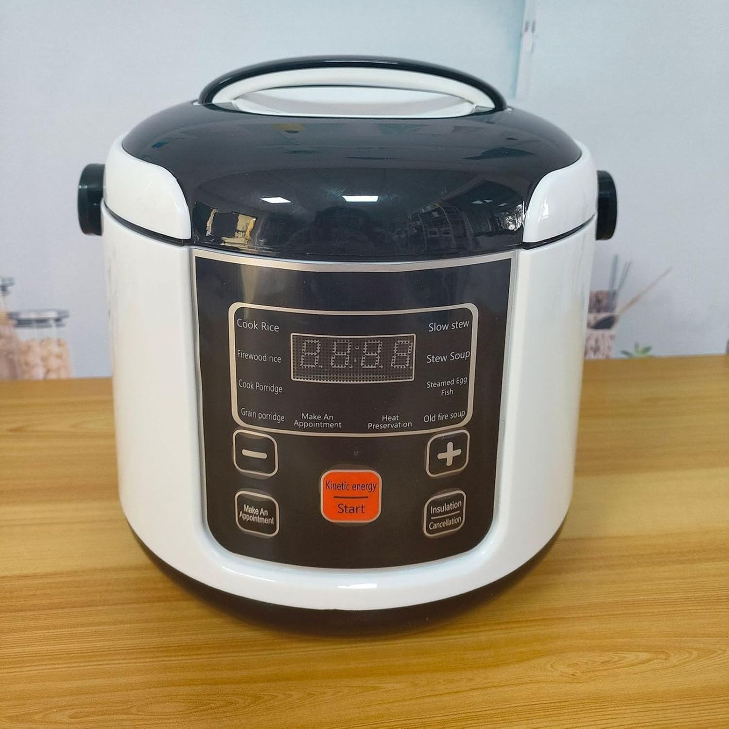 Portable Rice Cooker, Mini Rice Cooker Keep Warm Function for Trucks (12V)