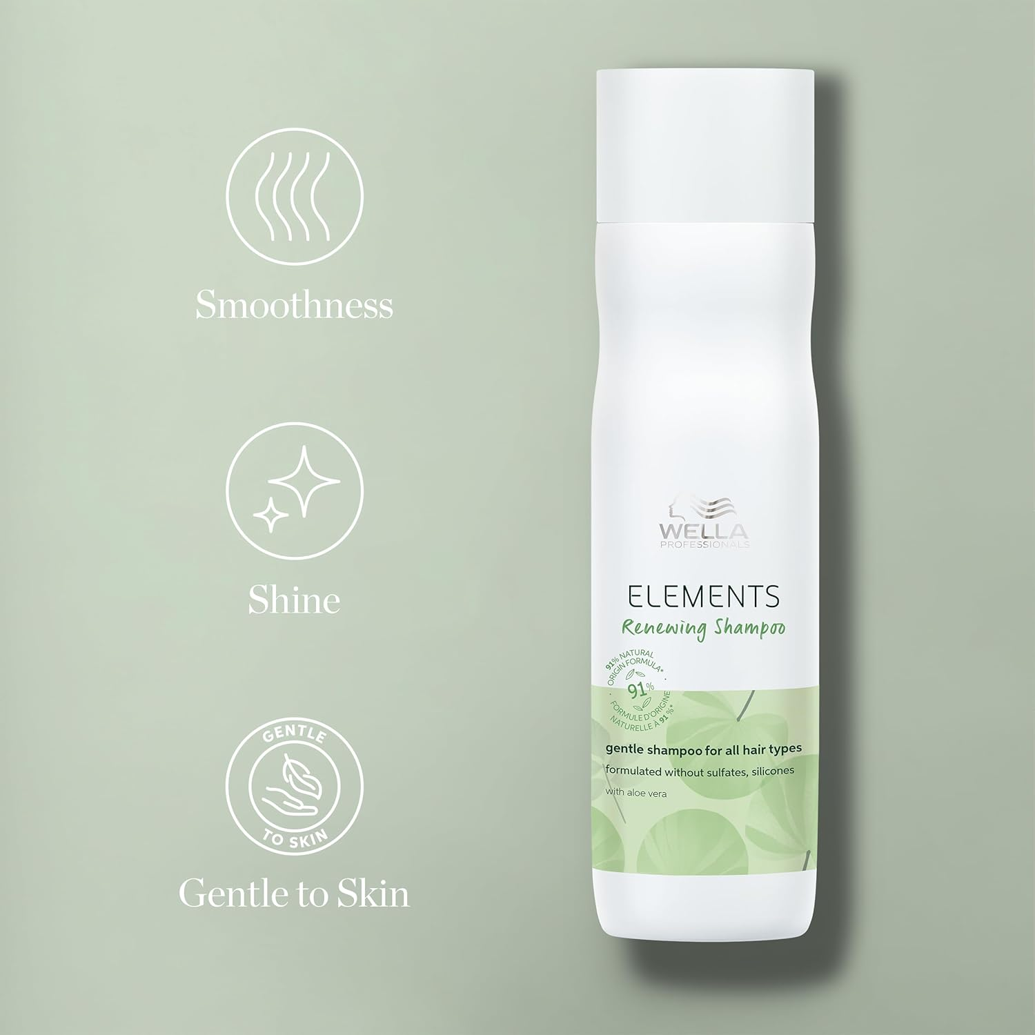 Wella Professionals Limited Edition Elements Trio Set (Shampoo 250Ml, Conditioner 200Ml, Mask 150Ml) image number 5