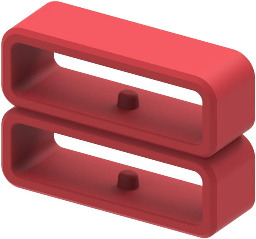 6Pcs Fastener Rings Compatible for Garmin Forerunner 935 945 945 LTE Bands Strap Silicone Connector Security Loop Keepers Ring for Forerunner 935 Replacement Bands - 6Pcs: Black image number 6