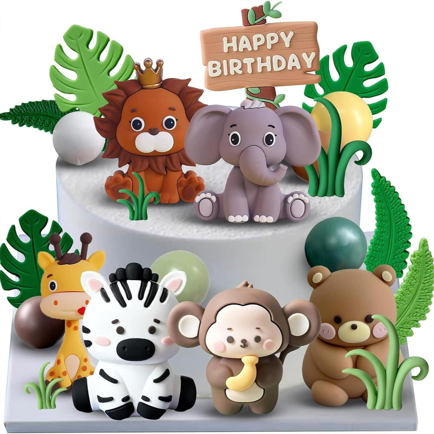 40 Pcs Unicorns Theme Cake Decorating Kit; Baby Shower Kids Birthday Party Creative Theme Cartoon Cake Topper Accessories image number 1