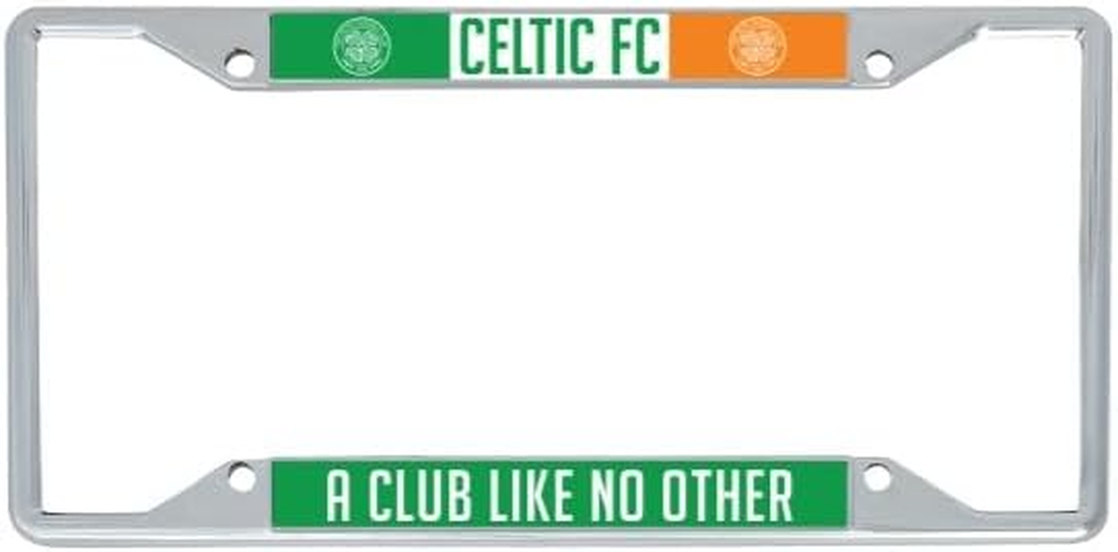 Desert Cactus Celtic FC License Plate Frame Scottish Bhoys Celts Football Soccer Car Tag Holder for Front or Back of Car Officially Licensed Metal (Frame - Design D)