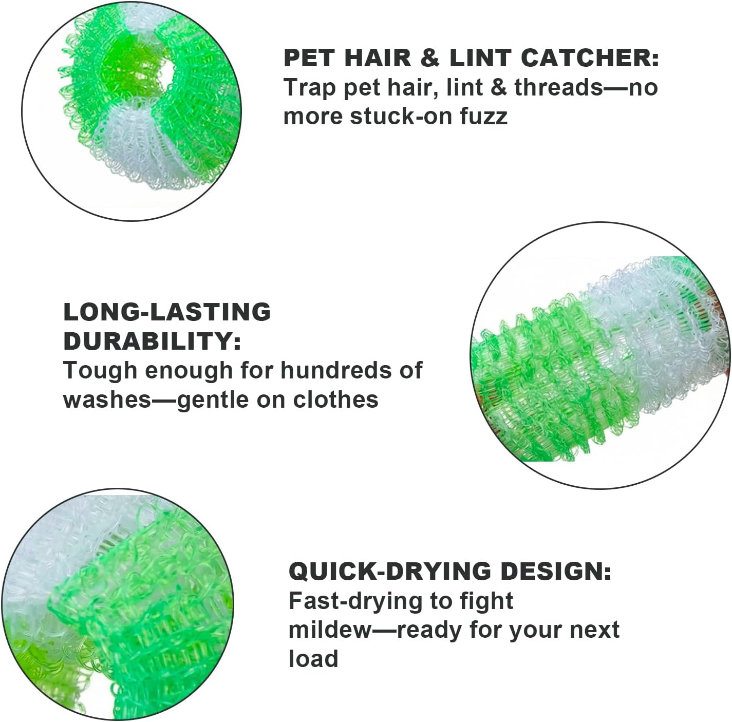 Pet Hair Remover for Laundry, Pack of 12 Reusable Lint Remover Washing Balls, Washing Machine Hair Catcher for Clothing, Dog and Cat Pet Fur Remover image number 6