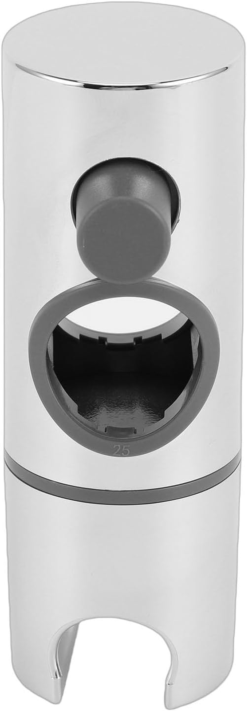 Adjustable Shower Head Holder, Sturdy ABS Bracket, Easy Installation, Aim Shower Head,Cp Electroplating, 25Mm Slide Bar Bathroom Supply image number 2