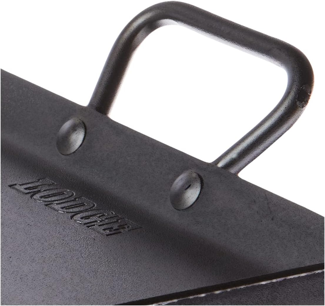 Lodge Carbon Steel Griddle, Pre-Seasoned, 18-Inch, Black image number 5