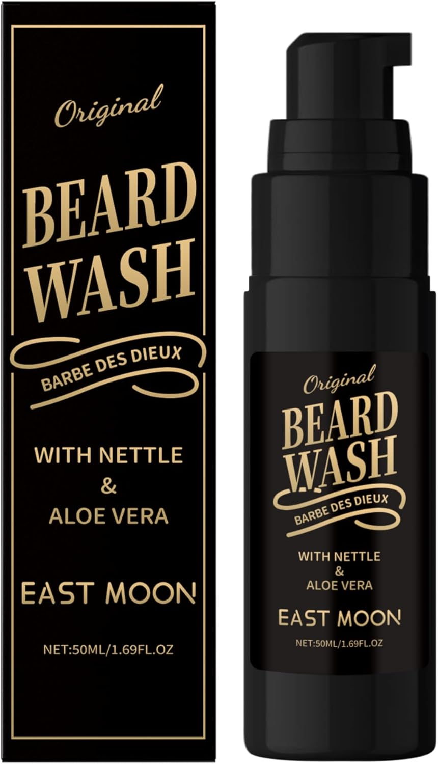Beard Wash with Nettle and Aloe Vera, Gentle Daily Cleanser, 50Ml image number 6