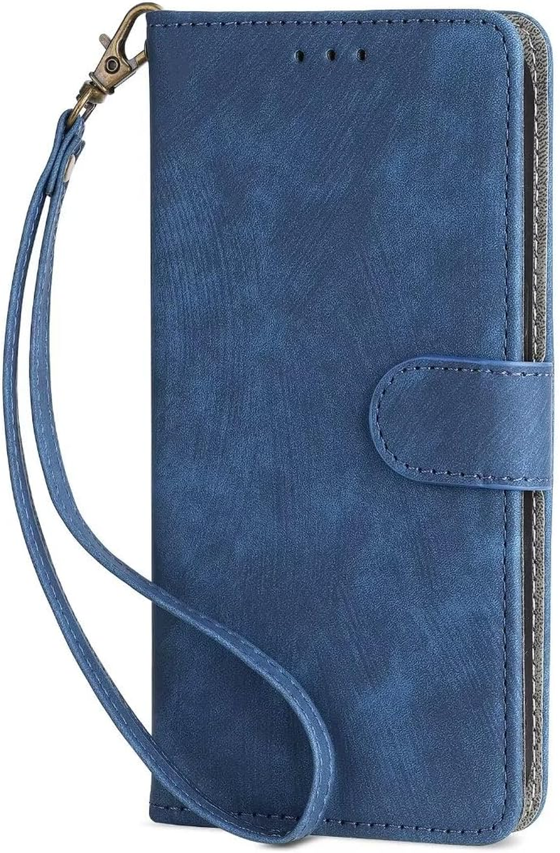 COQUE Case for Nothing Phone 3A Pro Case, (Shockproof) Flip Cover, (RFID) Protection Premium Leather Case with Card Slot, Blue