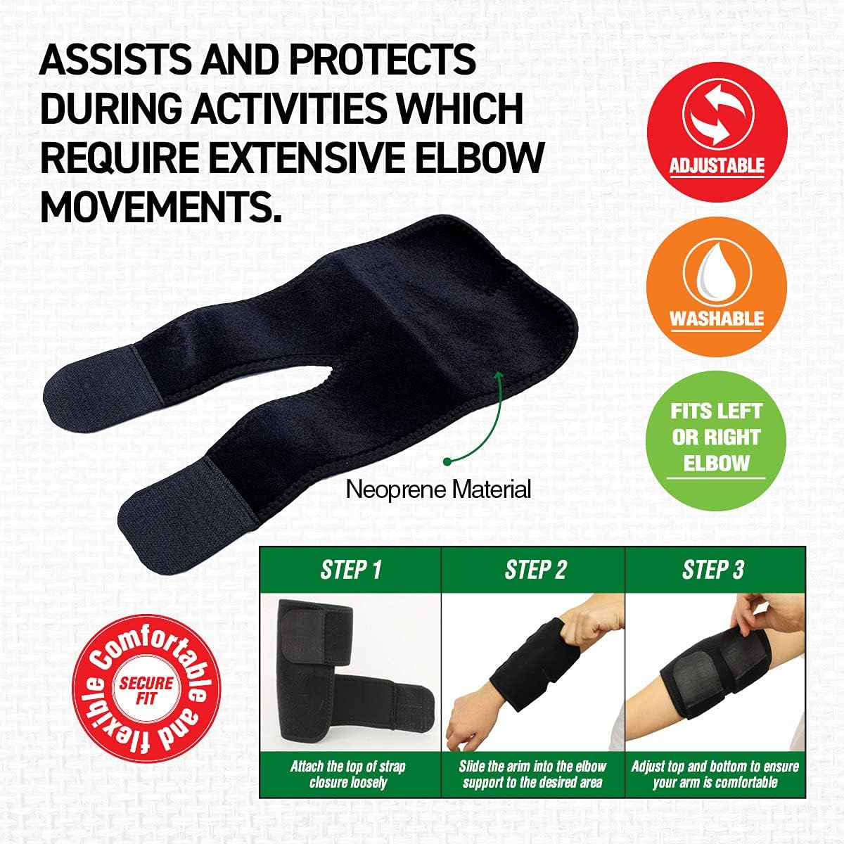 1St Care Neoprene Premium Elbow Support image number 3