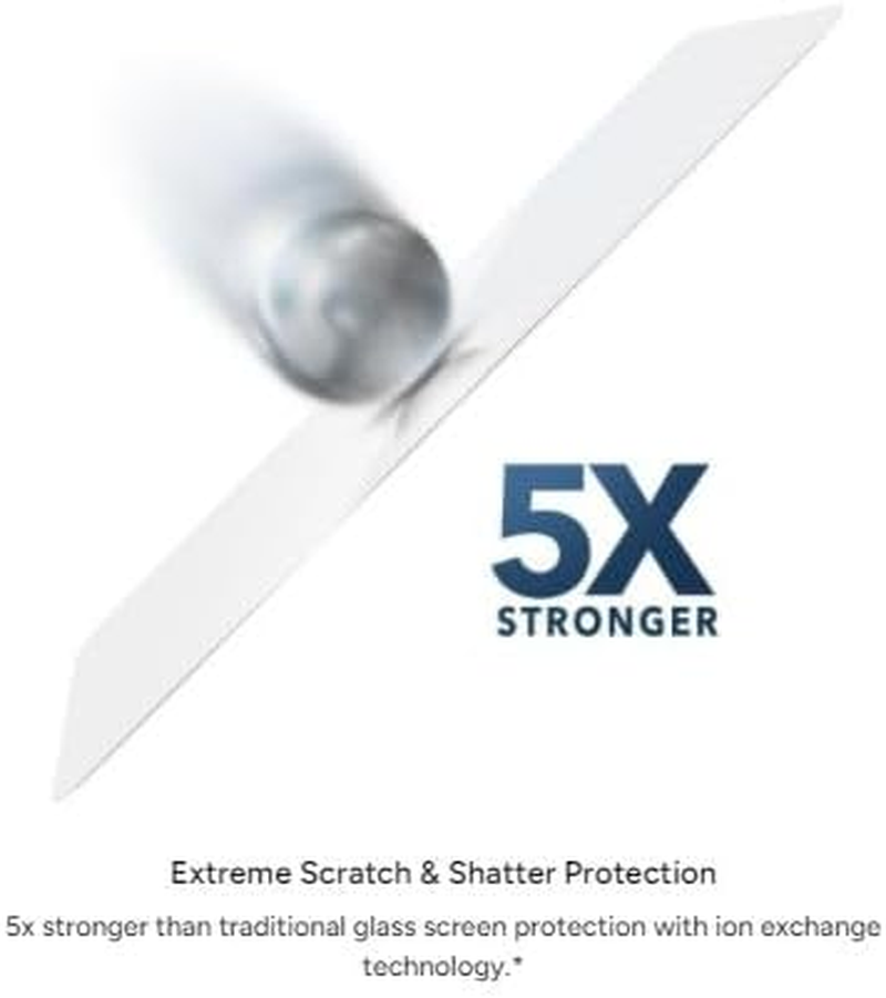 ZAGG Invisibleshield Glass Elite Screen Protector for Google Pixel 8, Smooth Silky Feel, Smudge-Proof, Scratch Resistant, Anti-Microbial, Clear image number 1