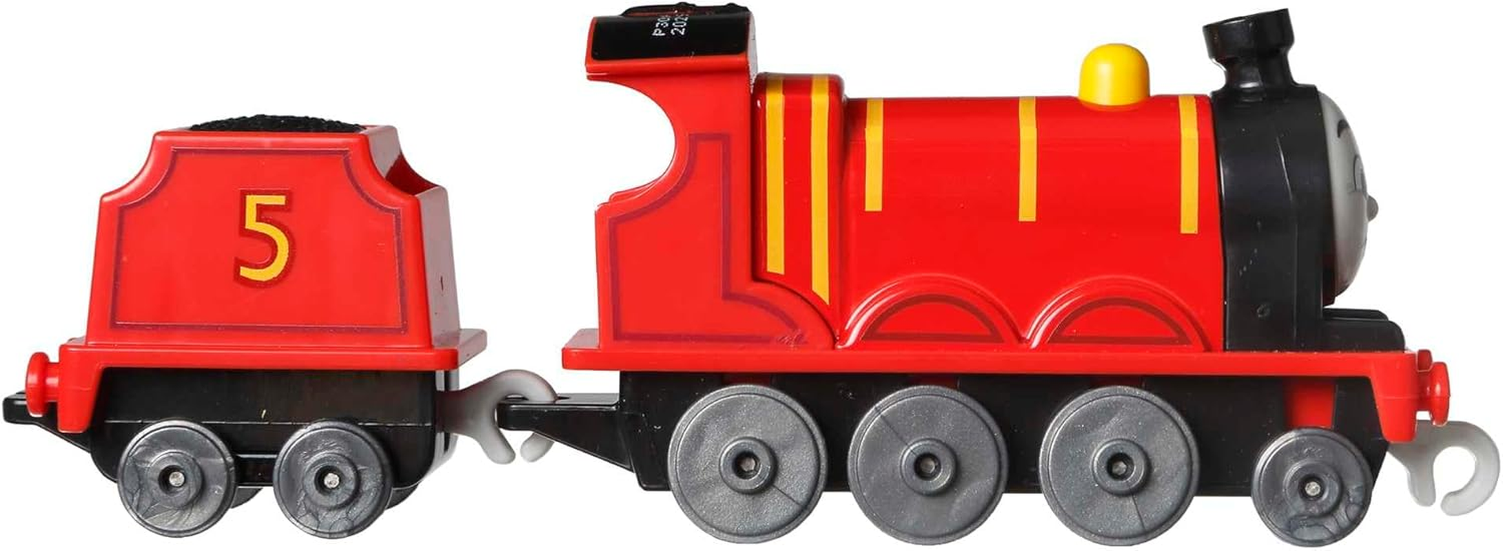 Thomas & Friends Fisher-Price Die-Cast Push-Along James Toy Train Engine for Preschool Kids Ages 3+ - Multicolored image number 6