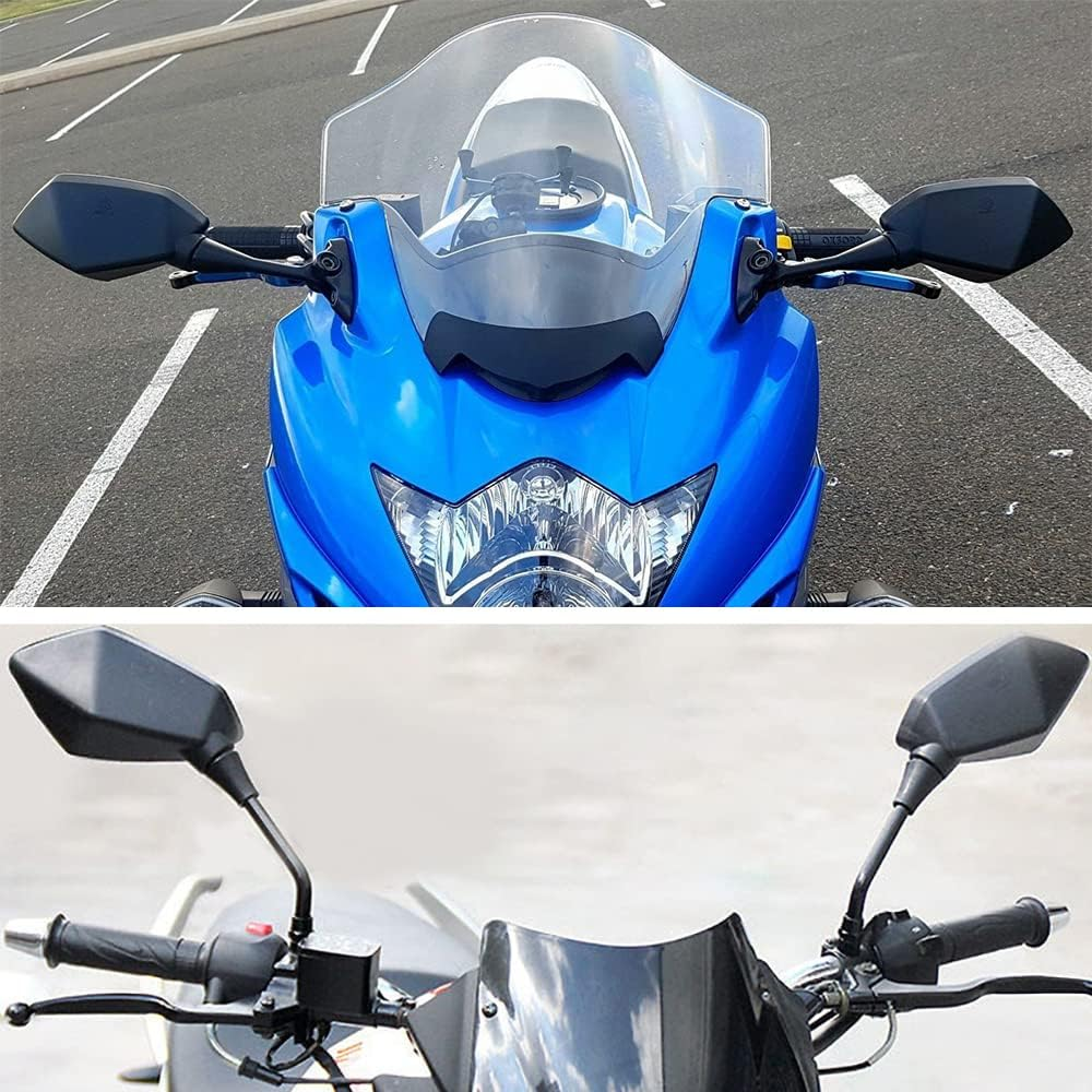 Pair Motorcycle Rear View Mirrors for HYOSUNG GT125R / GT250R / GT650R / GT650S image number 4