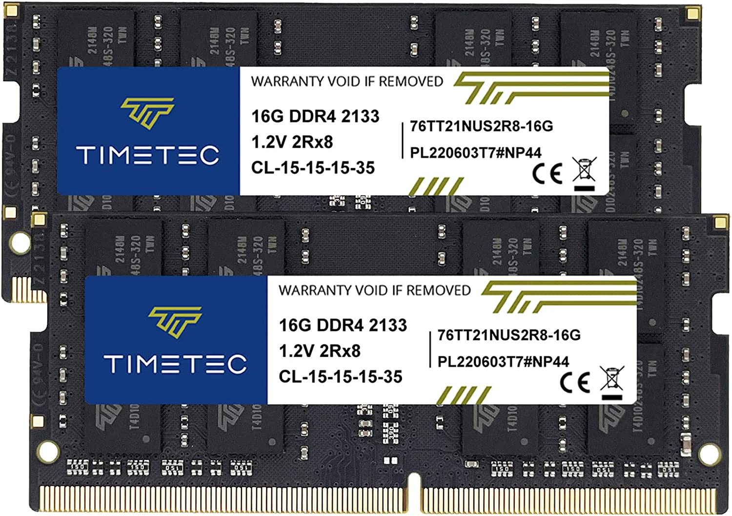 Timetec 32GB Kit(2X16Gb) DDR4 2133Mhz PC4-17000 Non-Ecc Unbuffered 1.2V CL15 2Rx8 Dual Rank 260 Pin SODIMM Laptop Notebook PC Computer Memory RAM Module Upgrade (32GB Kit(2X16Gb)) image number 5
