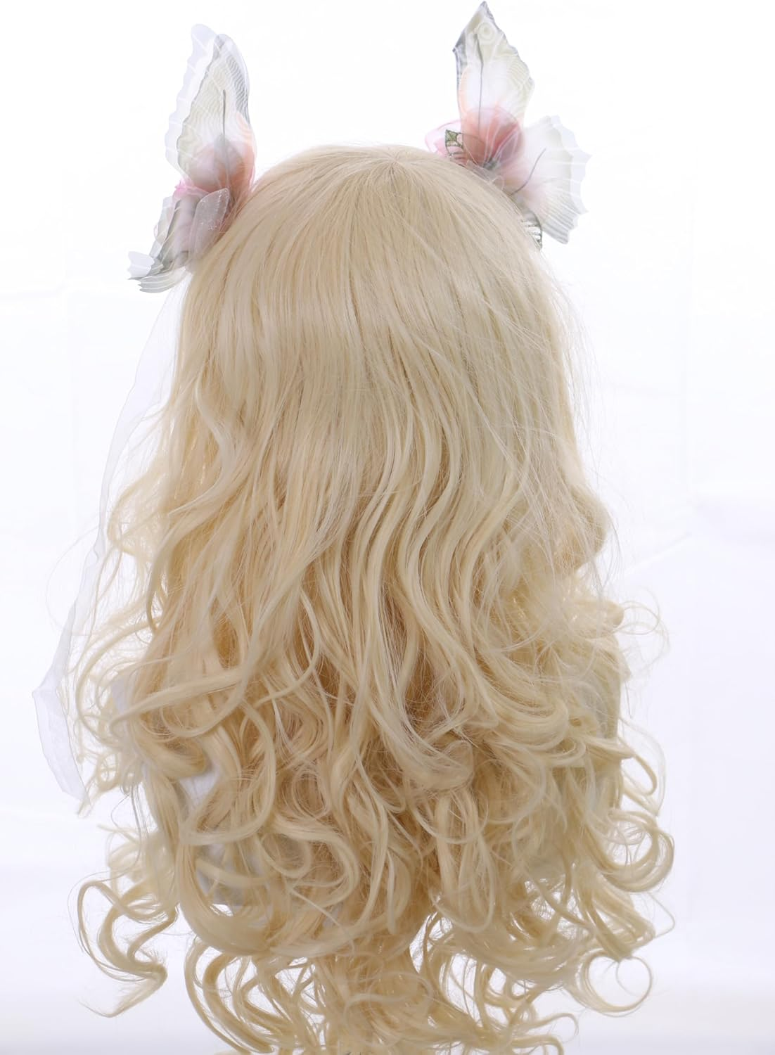 C-112 Green Butterfly Wings Hair Clips Fairy Lolita Party Celebration Hair Accessories Head Accessory