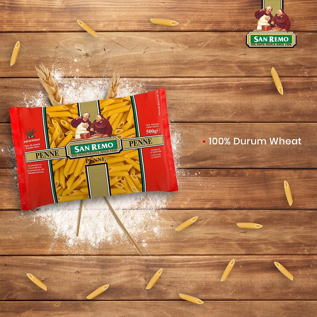 San Remo Penne Pasta 500G image number 1