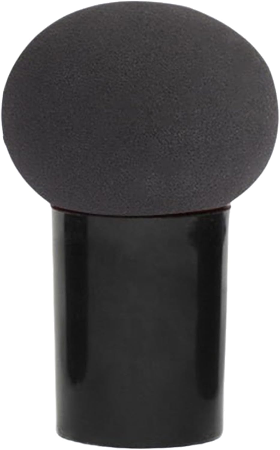 RUNQHUI Women Girls Makeup Sponge Mushroom Shape with Handle Soft Blending Sponge for Liquid Foundation Cream Blush Black One Size