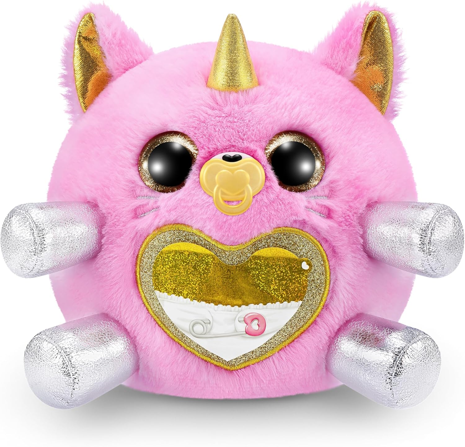 Rainbocorns Adpot-A-Corn, Kitten, Series 1, Nurturing Plush, 15 Surprises, Small (23.5 Cm) image number 4