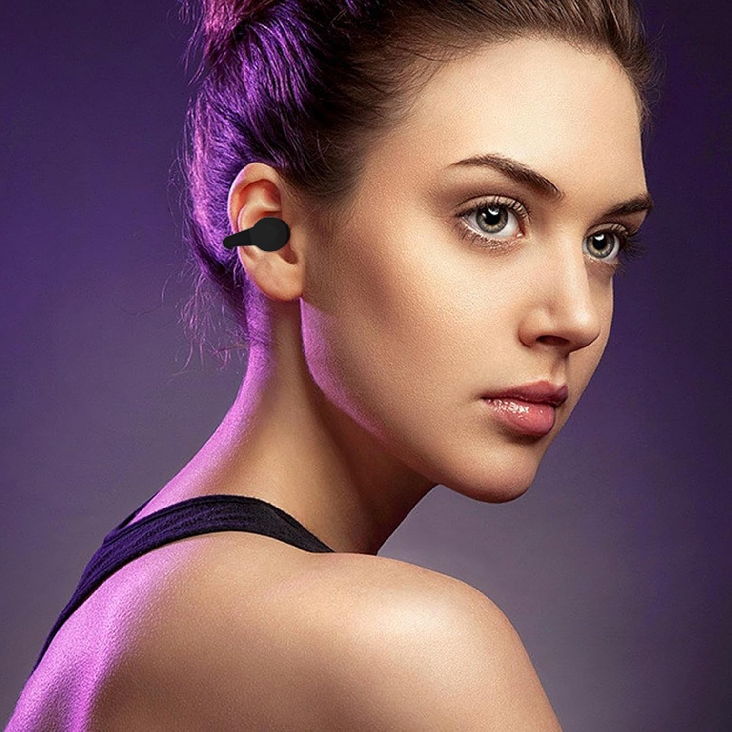 Wireless Ear Clip Headphones - Open Ear Wireless, Bone Conduction Gym Headphones, 5.3 Sports Headphones | 10 Hours Music Playtime, Wireless Sound for Smartphone, Laptop, Trucker, Outdoor Exercise image number 3