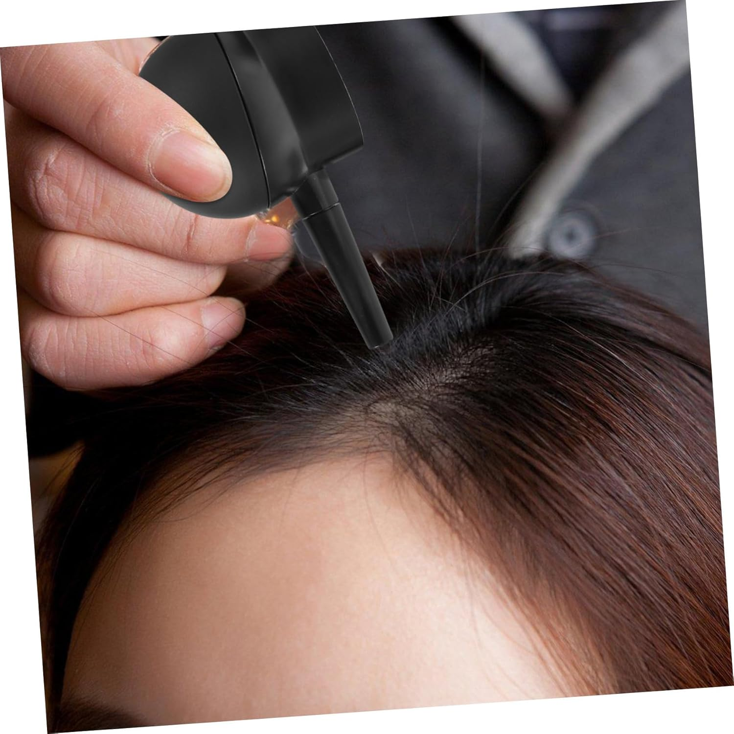 PLAFOPE Hair-Increasing Fiber Nozzle Hair Thickening Tools Fibers Applicator Spray Applicator Thin Call Texturizing Thickening Spray Firm Fine Black image number 1