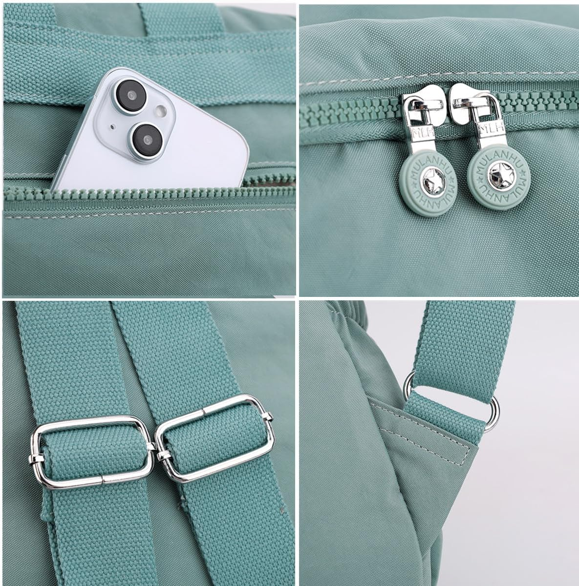 Tanweibago Mini Nylon Women Backpacks,11L Small Ladies Backpacks Casual Lightweight Women Shopping Travel Daypack image number 5