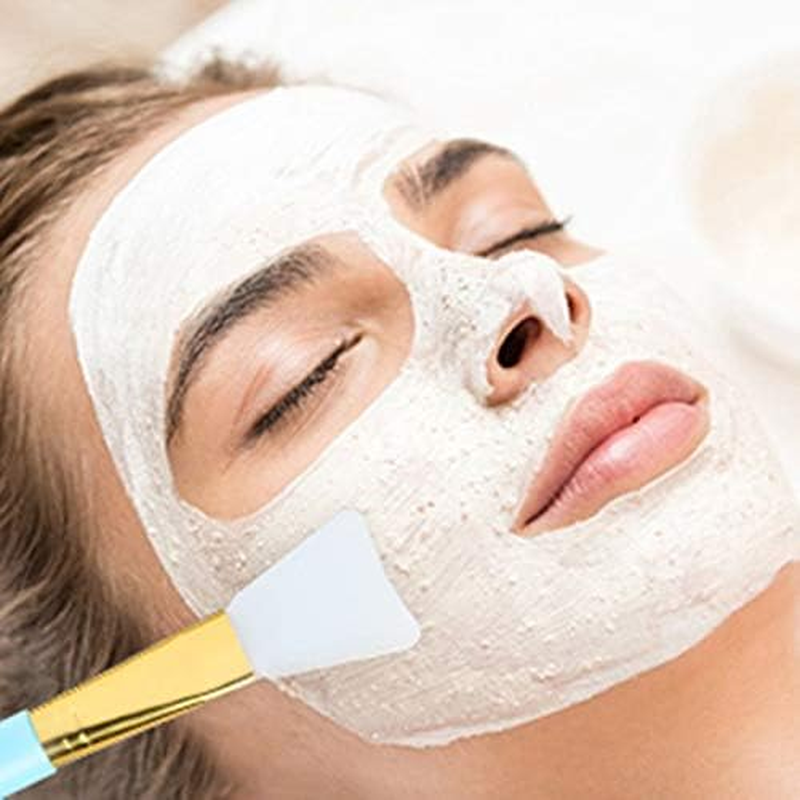 2PCS Silicone Face Mask Brush 2PCS Face Scrubber and 2PCS Exfoliating Lip Brush image number 4