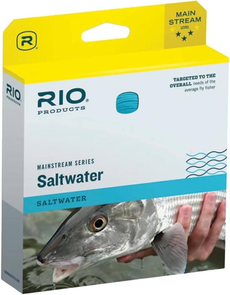 RIO Products Mainstream Saltwater Fly Line, Floating Saltwater Fly Fishing Line, Easy Casting for Any Angler Targeting Bonefish, Permit, Tarpon, and Other Species, Blue image number 4