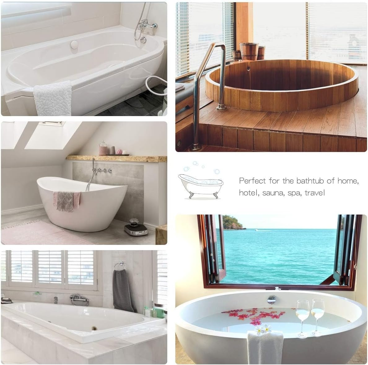 AGPTEK 12 Pack Disposable Bathtub Cover Liner, Large Bathtub Liner Plastic Bag for Salon, Household and Hotel Bath Tubs (102 X47 Inch) image number 6