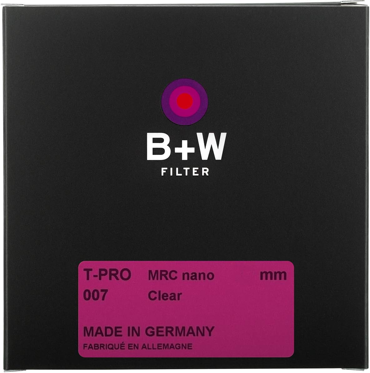 B+W 007 Protective Filter, Clear Filter (82 Mm, T-Pro, Titanium Finish, MRC Nano, 16X Coated, Super Slim, Premium) image number 2
