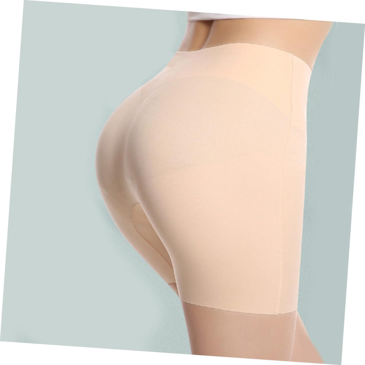 POPETPOP Women High Waist Safety Pants Pregnant Briefs Seamless Breathable Maternity Underwear Abdomen Support for Comfortable Daily Wear Khaki image number 6