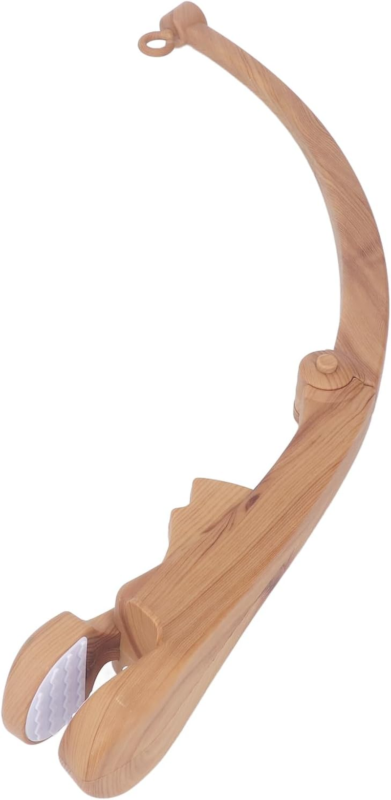 Stable Crib Mobile Arm Imitation Wood Grain Foldable Crib Mobile Holder Arm for Toys Attachments, Easy to Carry in Nursery Premium Plastic Material image number 5