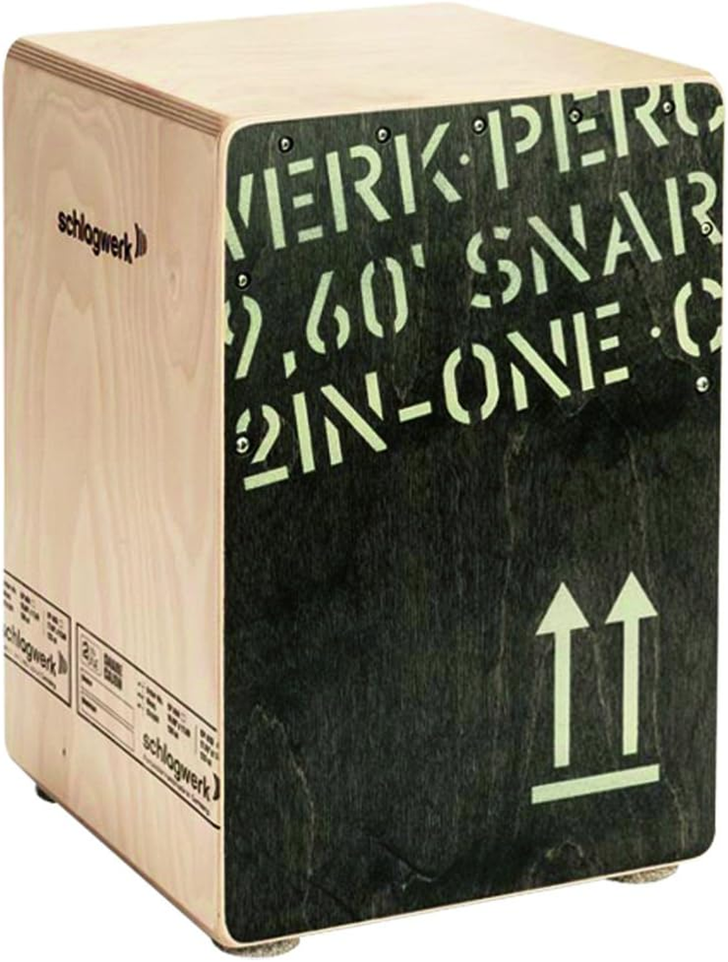 Schlagwerk CP403BLK 2Inone Series Medium Size Snare Cajon - Black image number 5