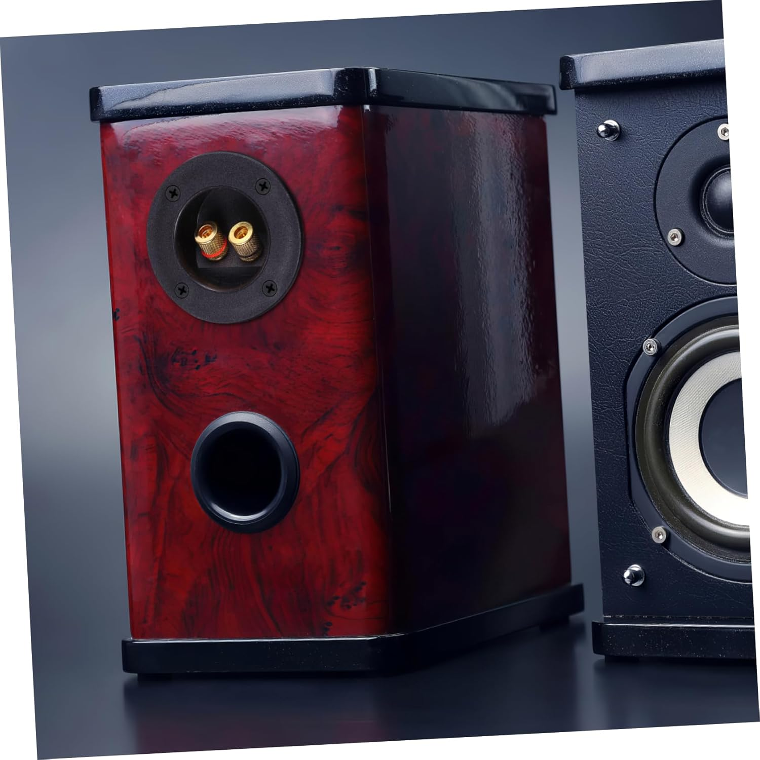 LALAFINA 5Pcs round Speaker Terminal Binding Post Connectors for DIY Hifi Audio Compatible Subwoofers and Home Theater Systems Black image number 2