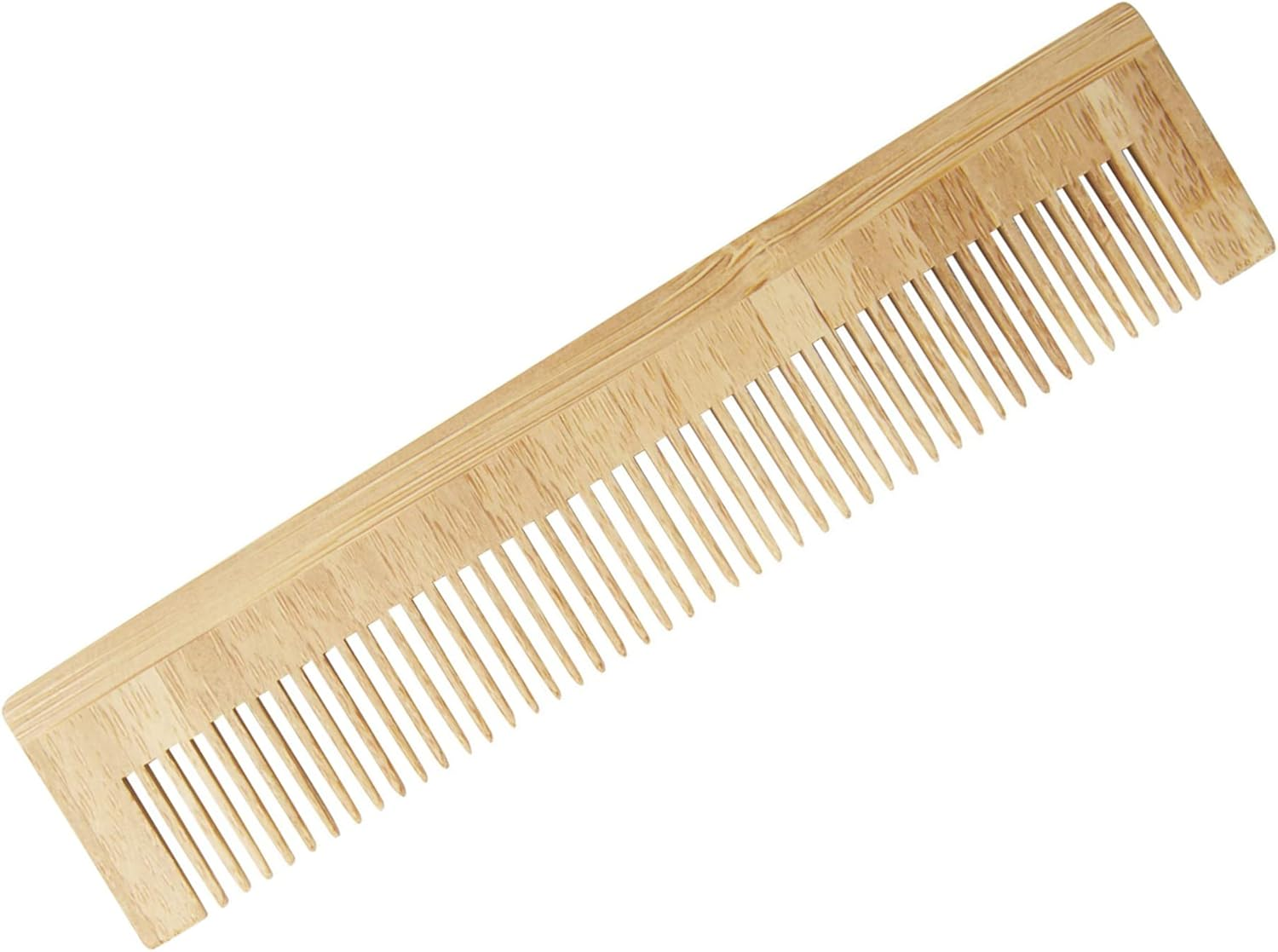 Bamboo Comb, 100% Natural and Anti-Static - Universal Comb for All Hair Type (Men & Women) - for Short and Long Hair - Fine Teeth and Smoothed Surface - 13 Cm image number 4