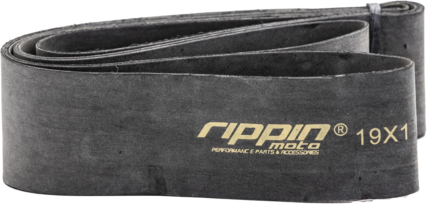 Rippin Moto 19 Inch X 1.0 Inch Motorcycle Rim Strip (19" X 1"), Durable Rubber, Tube Protection with Valve Stem Hole - Replacement for Worn or Damage Rim Strips image number 2