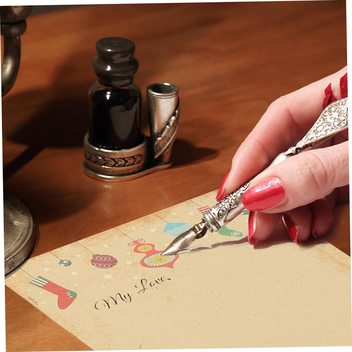 72 Sheets Khaki Kraft Letter Paper for Lyrics and Seasonal Letter Writing image number 6