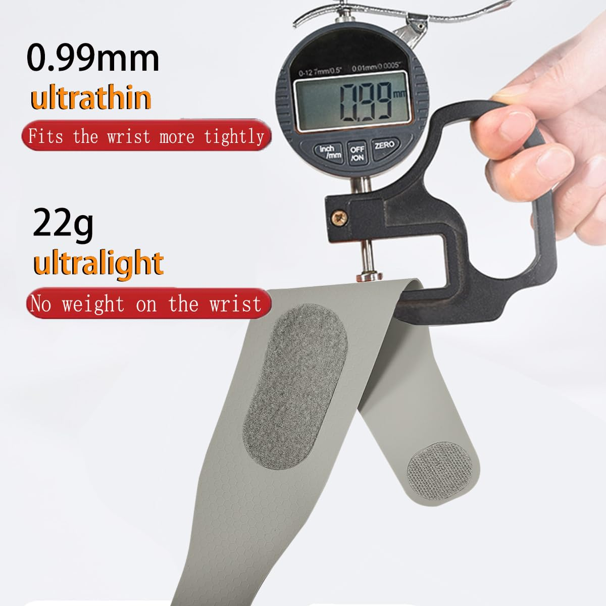 Carpal Tunnel Wrist Brace，【Silicone Material】Wrist Tendon Sheath Joint Protection， Lightweight and Adjustable Wrist Support Brace，Universal for Both Hands，Pain Relief，Lightweight, Breathable, Sweat Wicking，For Men and Women，Suitable for Housework, Sports (1, Gray) image number 5