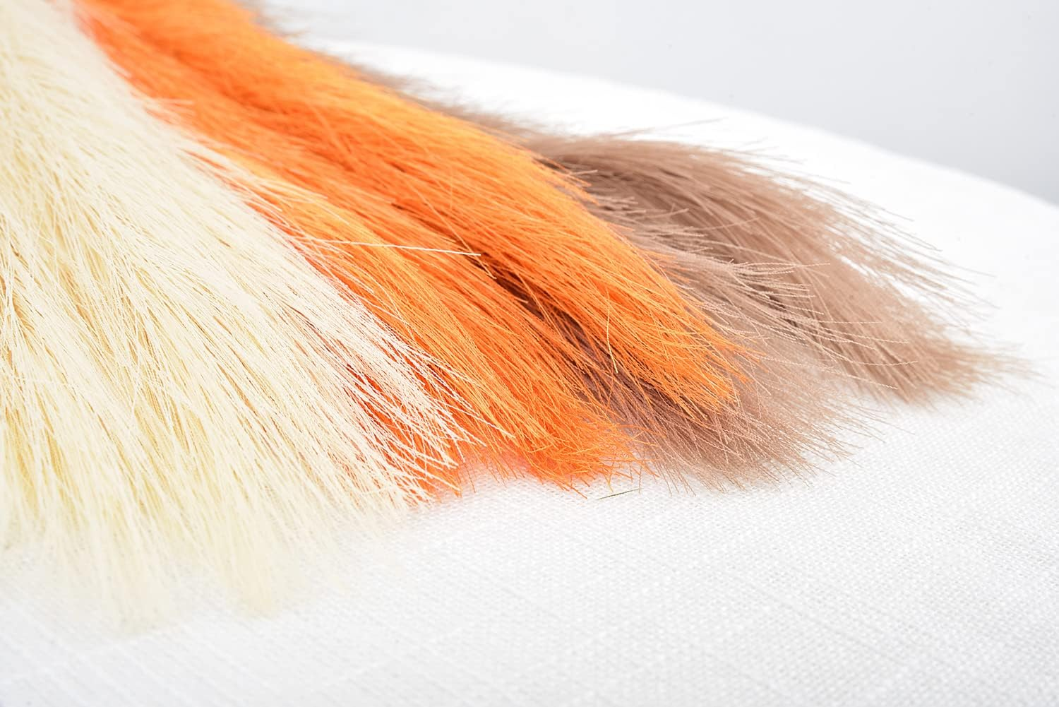 LSKYTOP Orange Pampas Grass Decor,23Inch 12Pcs Faux Pampas Grass Bouquets Artificial Pampas Fake Pampas Flower for Home Living Room Bedroom Vase Decor image number 4