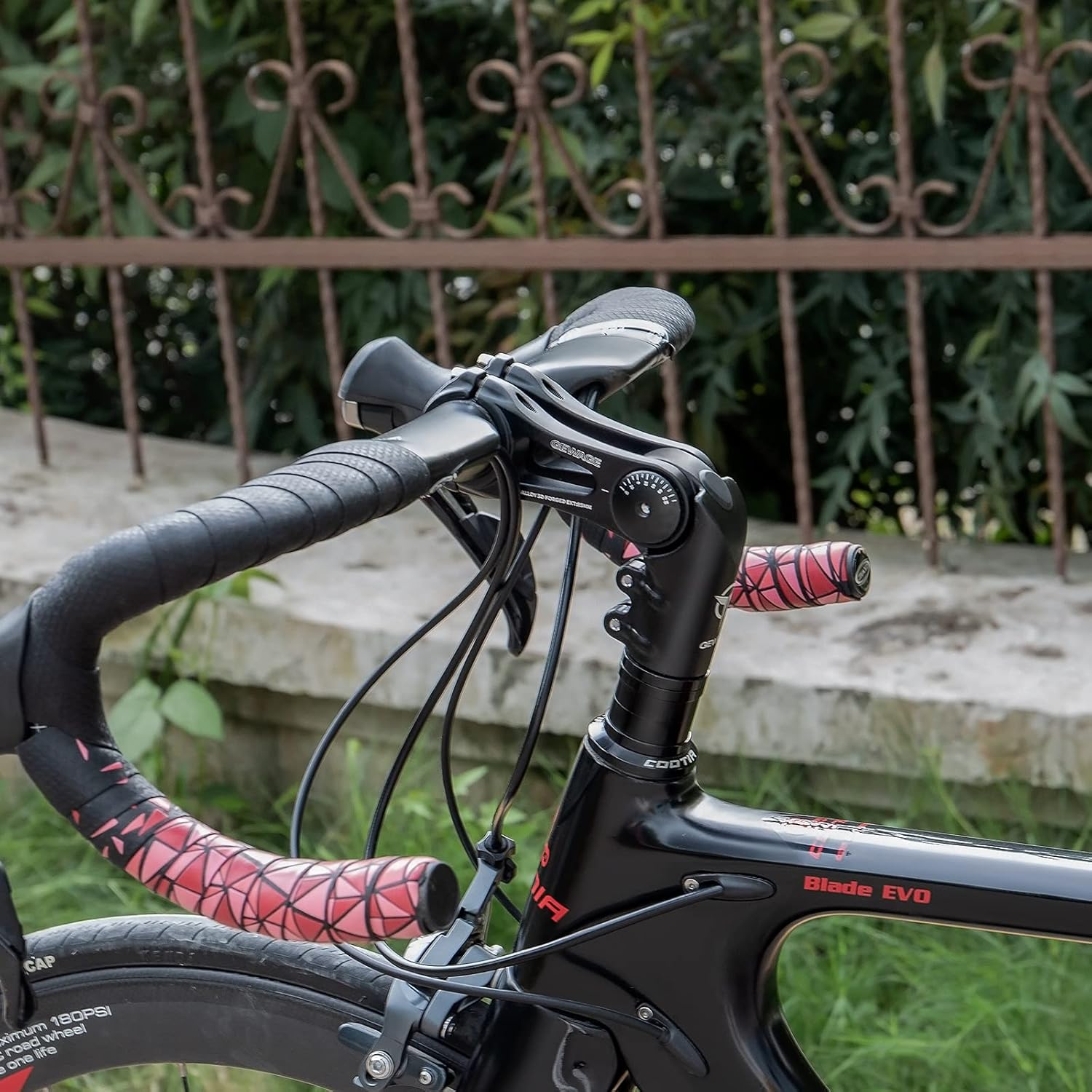 GEWAGE Bike Stem - 130 Degree Adjustable Bicycle Stem- 75Mm 90Mm 130Mm Handlebar Stem Riser for 31.8(1-1/4") Handlebars, Suitable for Most of Mountain Bike, Road Bike, BMX image number 3