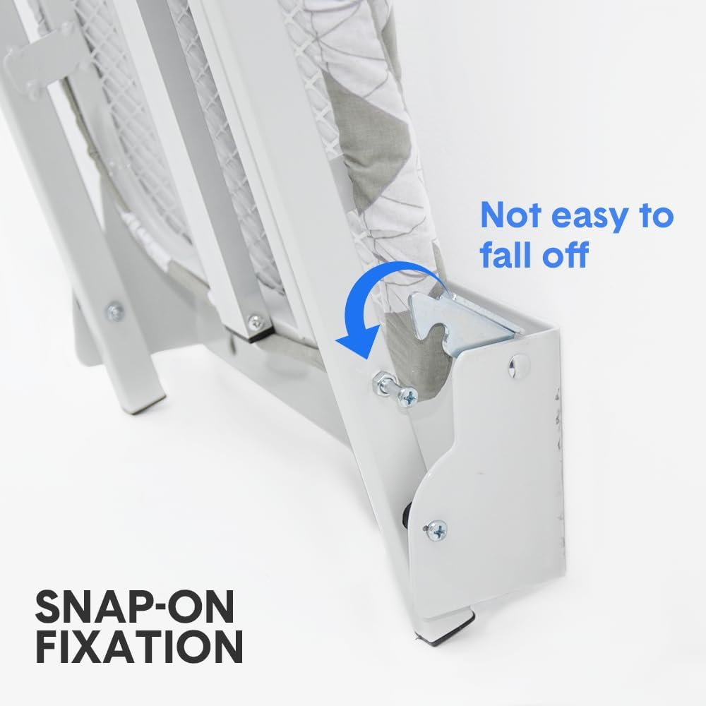 Yarra Supply Wall Mounted Ironing Board 180 Degree Rotatable, Space Saving Folding Iron Board, Heat Resistance Foldable Ironing Station for Home Apartment Small Space, 99Cmx30Cm image number 3