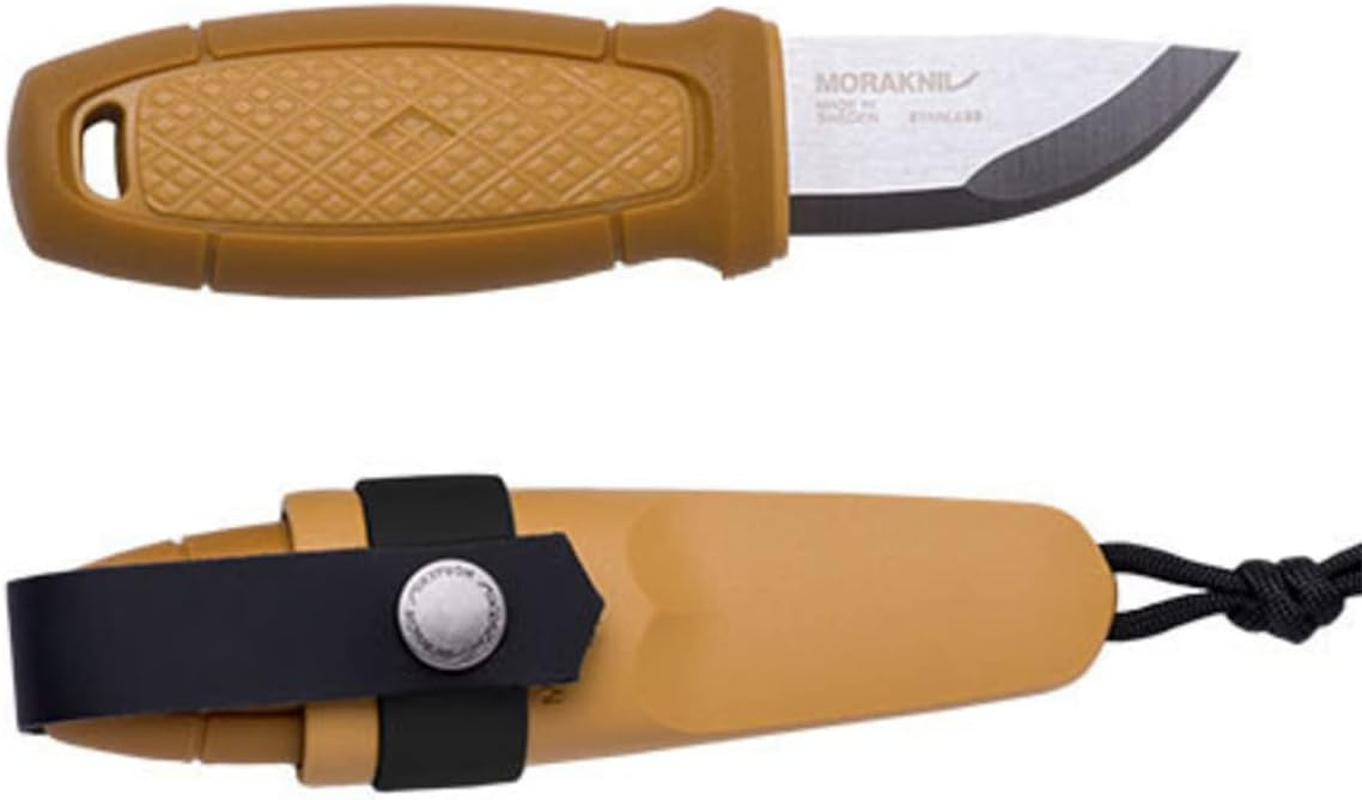 Morakniv Eldris Fixed-Blade Pocket-Sized Knife with Sandvik Stainless Steel Blade, Lanyard and Firestarter, 2.2-Inch image number 1