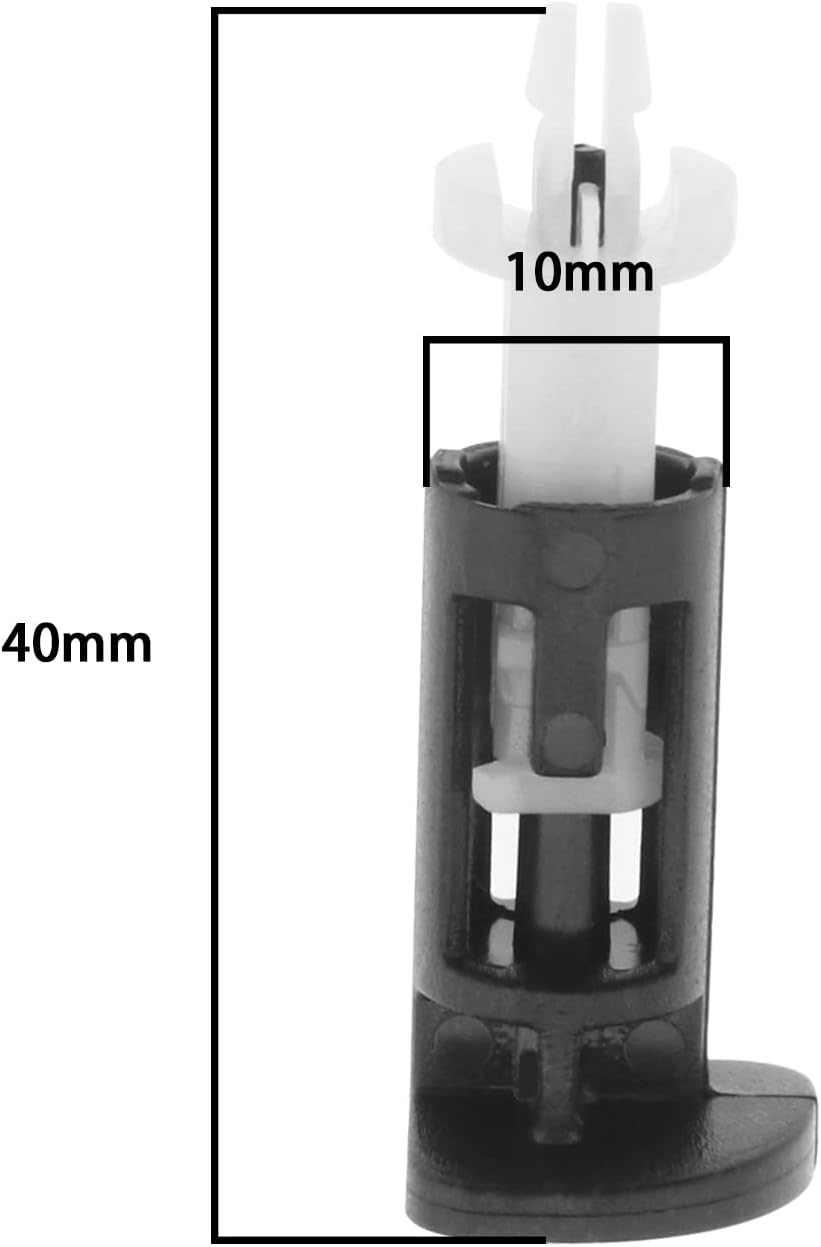 Ecsing 10PCS CPU Heatsink Cooler Fan Mount Pin Plastic Mounting Clip Fastener Compatible with Intel Socket LGA 775 CPU Heatsink Cooler Fan Computer Components