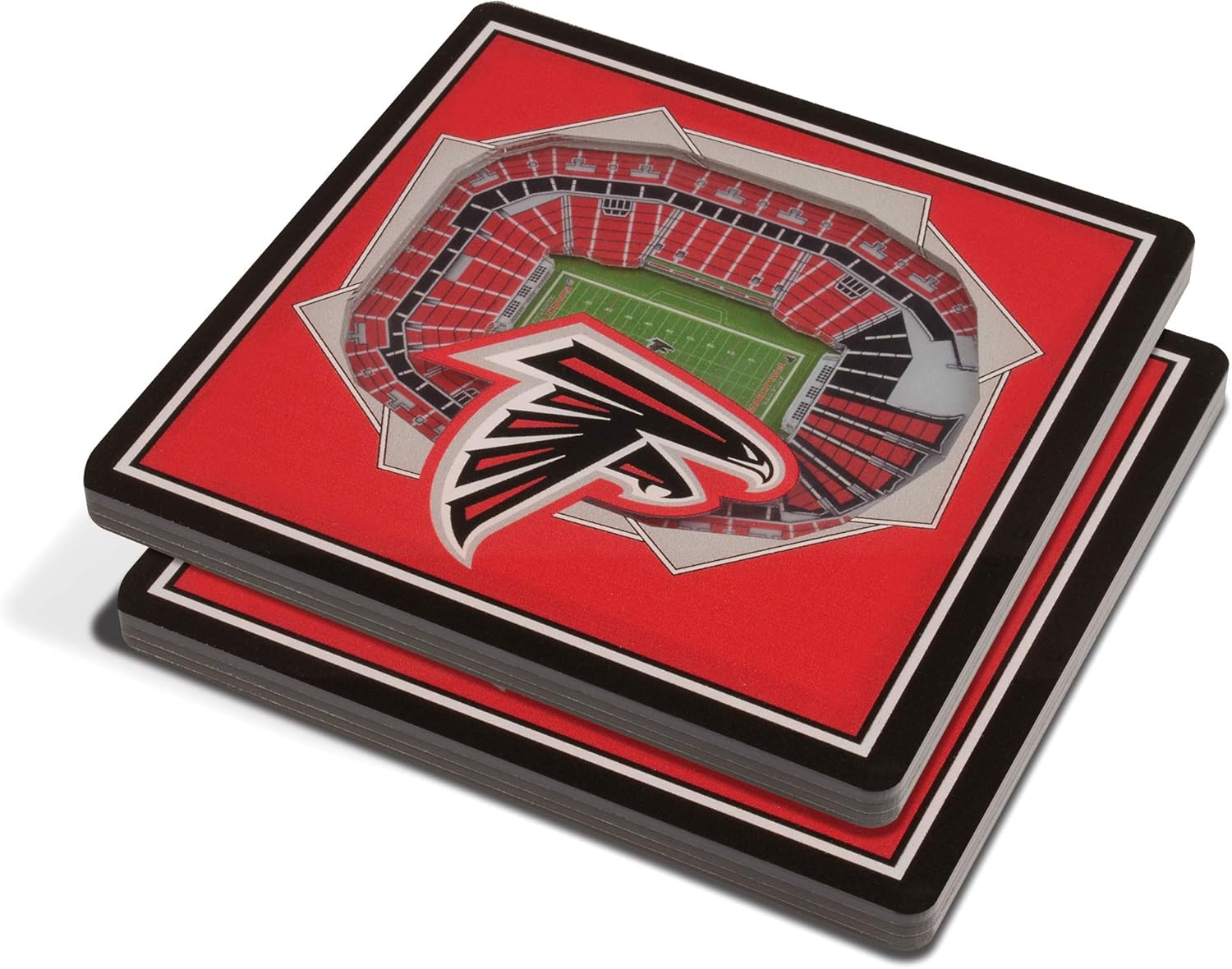 Youthefan NFL 3D Team Stadiumviews 4X4 Coasters - Set of 2 image number 6