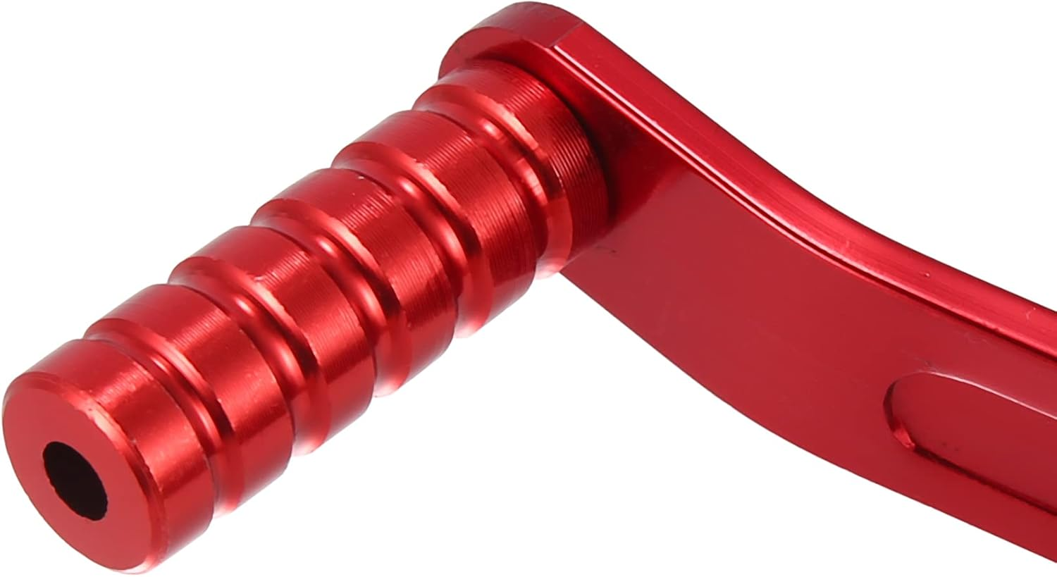 Motoforti 11Mm Universal Adjustable Motorcycle Dual Way Gear Shift Lever Footrest Pedal Shifter Adapt Refit Accessories 50Cc-160Cc CNC Aluminum Alloy Red image number 3